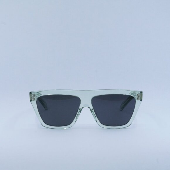 ?️ New Celine CL40256I 93A Sunglasses - Light Green Transparent Frame main image 5